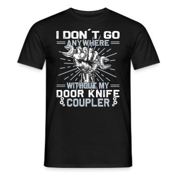 Elevator Inspector - Elevator Mechanic - Men's T-Shirt - black - Front - AI Model Male 178 light (178cm)