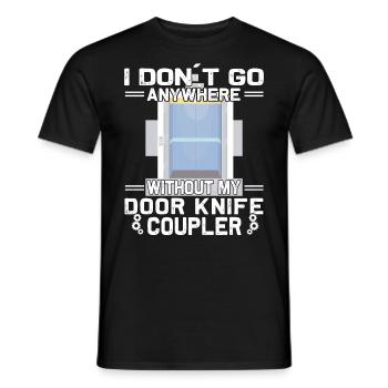 Elevator Inspector - Elevator Mechanic - Men's T-Shirt - black - Front - AI Model Male 178 light (178cm)