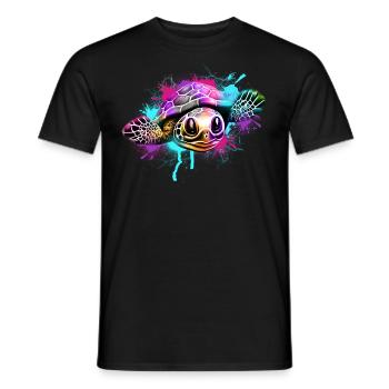 Turtle - Men's T-Shirt - black - Front - AI Model Male 178 light (178cm)