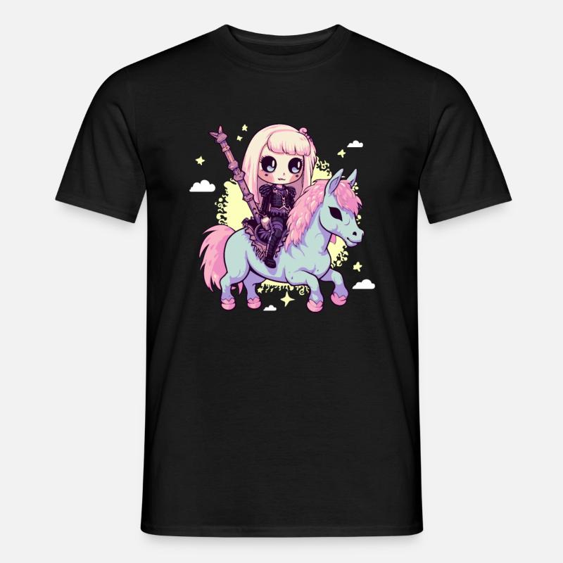 Süßes Okkultes Todesmädchen, Das - Männer T-Shirt - Schwarz