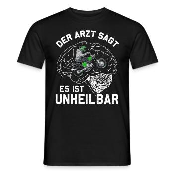 Lustiger Spruch Simsonfahrer S50 S51 Simme Moped - Männer T-Shirt - Schwarz - Vorne - AI Model Male 178 light (178cm)