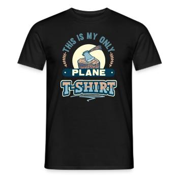 Charpentier - c’est mon seul outil - T-shirt homme - noir - Devant - AI Model Male 178 light (178cm)