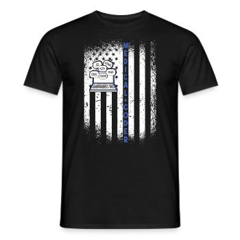 Assistant médical - Codeur médical - T-shirt homme - noir - Devant - AI Model Male 178 light (178cm)