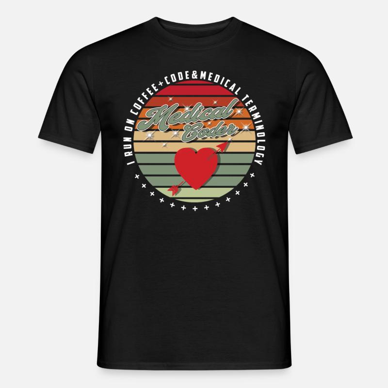 Medical Assistant - Medical Coder - Men's T-Shirt - black