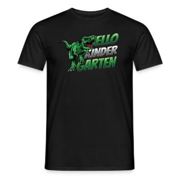 Hallo Kindergarten, Erster Tag Im Kindergarten - Männer T-Shirt - Schwarz - Vorne - AI Model Male 178 light (178cm)