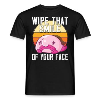 Costume de Blobfish - Visage de poisson Blob laid - - T-shirt homme - noir - Devant - AI Model Male 178 light (178cm)