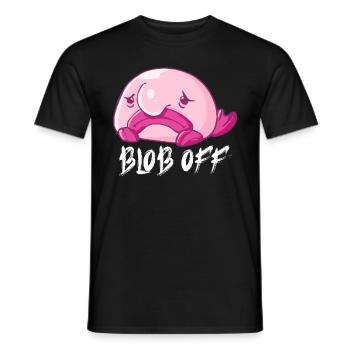 Costume de Blobfish - Visage de poisson Blob laid - - T-shirt homme - noir - Devant - AI Model Male 178 light (178cm)