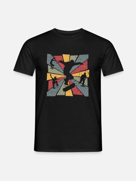 Skateboarding Skateboard Skater Vintage - Men's T-Shirt - black