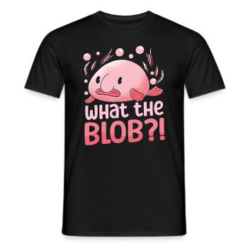 Costume de Blobfish - Visage de poisson Blob laid - - T-shirt homme - noir - Devant - AI Model Male 178 light (178cm)