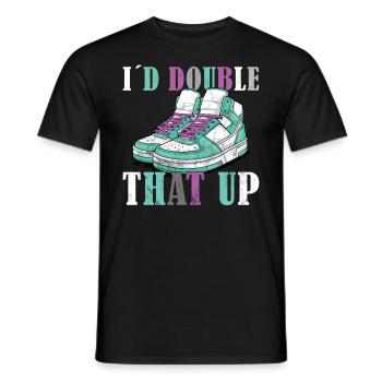Lustiger Sneaker -Sammler - Turnschuhe - Männer T-Shirt - Schwarz - Vorne - AI Model Male 178 light (178cm)