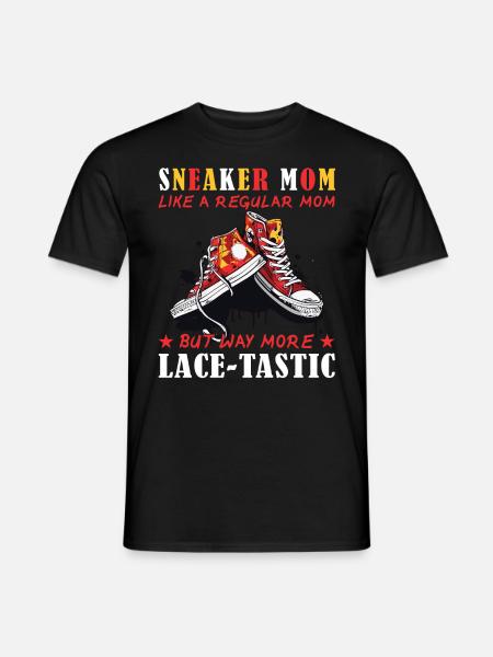 « Sneaker Mom » Chaussure Drôle - T-shirt homme - noir