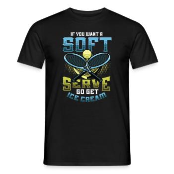Wenn Sie Ein Softeis Wollen, Holen Sie Sich Eins - Männer T-Shirt - Schwarz - Vorne - AI Model Male 178 light (178cm)