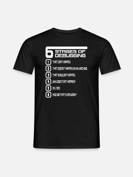 Lustig Lol Nerd IT Informatiker - Mænd T-shirt - sort