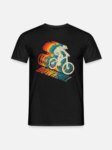 VTT de descente - T-shirt homme - noir