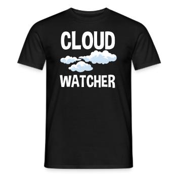 Meteorologe Meteorologie Sturmjäger Geschenk - Männer T-Shirt - Schwarz - Vorne - AI Model Male 178 light (178cm)