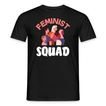 Feminismus Feministin - Männer T-Shirt - Schwarz - Vorne - AI Model Male 178 light (178cm)