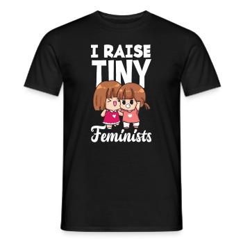 Feminismus Feministin - Männer T-Shirt - Schwarz - Vorne - AI Model Male 178 light (178cm)