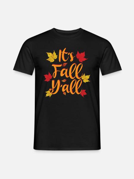 It’s Fall Y’all - Autumn Lover - T-shirt homme - noir