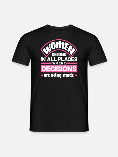 Feminism Feminist - Men's T-Shirt - black