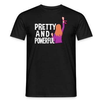 Feminismus Feministin - Männer T-Shirt - Schwarz - Vorne - AI Model Male 178 light (178cm)