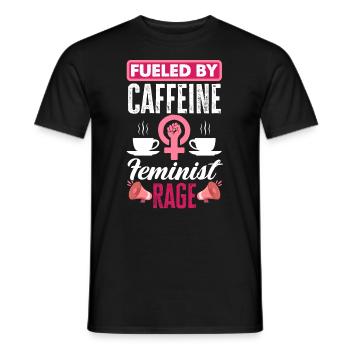 Feminismus Feministin - Männer T-Shirt - Schwarz - Vorne - AI Model Male 178 light (178cm)