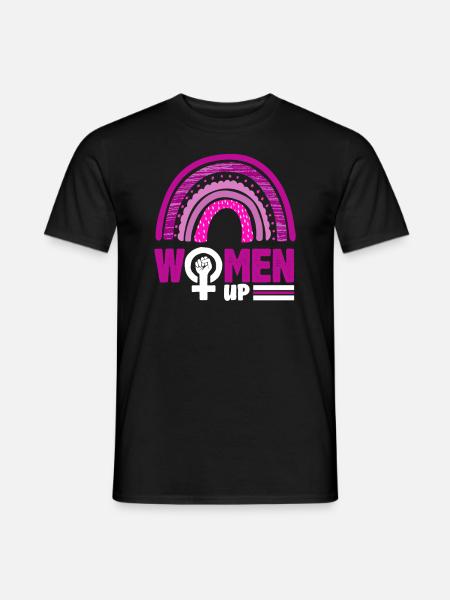 Feminismus Feministin - Männer T-Shirt - Schwarz