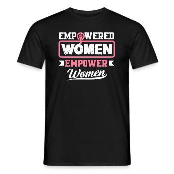 Feminismus Feministin - Männer T-Shirt - Schwarz - Vorne - AI Model Male 178 light (178cm)