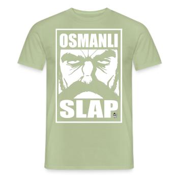 osmanli slap original - Männer T-Shirt - Sage - Vorne - AI Model Male 178 light (178cm)