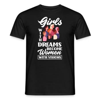 Feminismus Feministin - Männer T-Shirt - Schwarz - Vorne - AI Model Male 178 light (178cm)