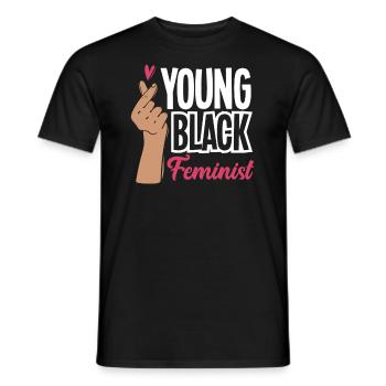 Feminismus Feministin - Männer T-Shirt - Schwarz - Vorne - AI Model Male 178 light (178cm)