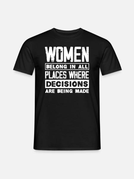 Féminisme Féministe - T-shirt homme - noir