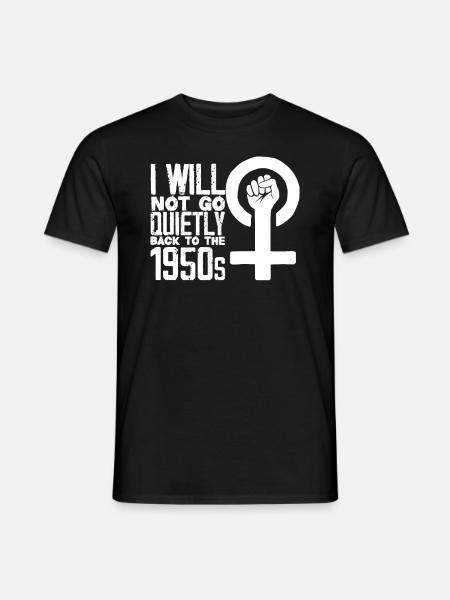 Feminismus Feministin - Männer T-Shirt - Schwarz