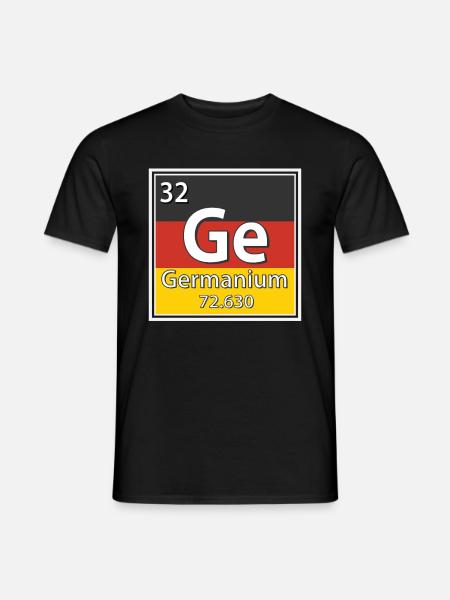Germanium Element Periodic Table - Men's T-Shirt - black