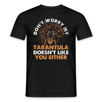 Sorgen Sie Sich Nicht, Meine Tarantula Mag Sie - Männer T-Shirt - Schwarz - Vorne - AI Model Male 178 light (178cm)