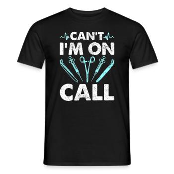 Kann Ich Nicht Auf Abruf Sein - Lustige - Männer T-Shirt - Schwarz - Vorne - AI Model Male 178 light (178cm)