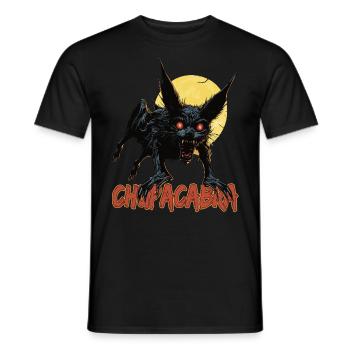 Mythical Monster – Cryptic Monster - Men's T-Shirt - black - Front - AI Model Male 178 light (178cm)