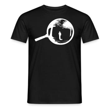 Ghost Hunter Creepy Adventure, Paranormal - T-shirt homme - noir - Devant - AI Model Male 178 light (178cm)