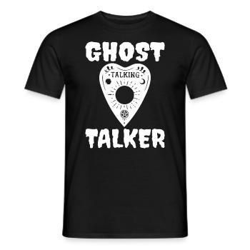 Ghost Hunter Creepy Adventure, Paranormal - T-shirt homme - noir - Devant - AI Model Male 178 light (178cm)