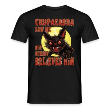 Monstre mythique - Monstre cryptide - Drôle - T-shirt homme - noir - Devant - AI Model Male 178 light (178cm)