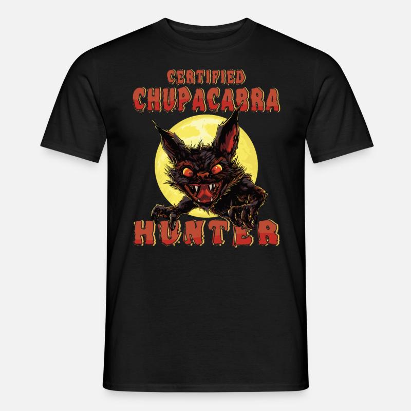 Mythisches Monster - Chupacabra Hunter - - Männer T-Shirt - Schwarz
