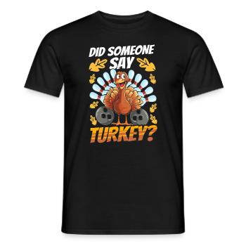 Thanksgiving Bowl Bowler Strike Pin Sport Bowling - T-shirt homme - noir - Devant - AI Model Male 178 light (178cm)