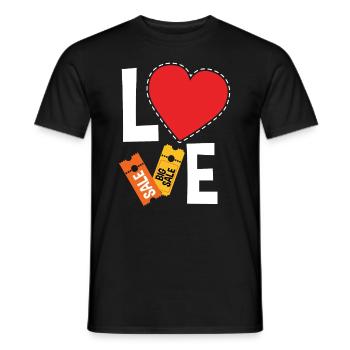 Funny Extreme Couponing Coupon Gift - Men's T-Shirt - black - Front - AI Model Male 178 light (178cm)