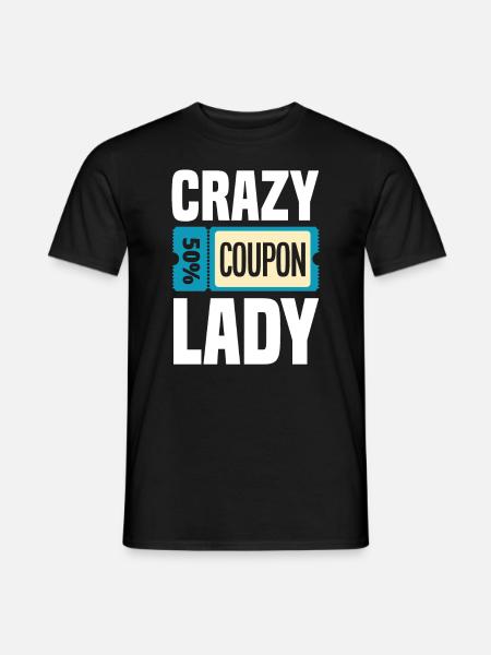 Funny Extreme Couponing Coupon Gift - Men's T-Shirt - black