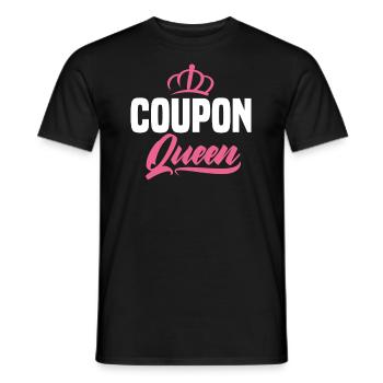 Lustiges Extrem Couponing Coupon Geschenk - Männer T-Shirt - Schwarz - Vorne - AI Model Male 178 light (178cm)