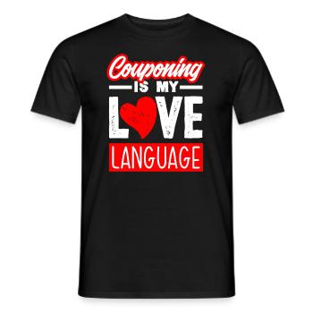 Lustiges Extrem Couponing Coupon Geschenk - Männer T-Shirt - Schwarz - Vorne - AI Model Male 178 light (178cm)