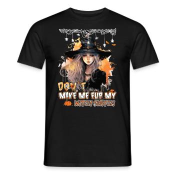 Halloween -Kostüm - Lass Mich Nicht Meinen - Männer T-Shirt - Schwarz - Vorne - AI Model Male 178 light (178cm)