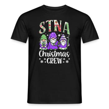 Équipe de Noël - STNA State Tested Nursing - T-shirt homme - noir - Devant - AI Model Male 178 light (178cm)