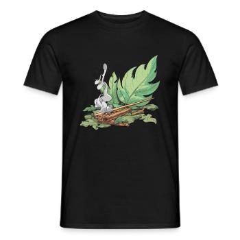 Smudge Sage Feather Spiritual Witchcraft - Men's T-Shirt - black - Front - AI Model Male 178 light (178cm)