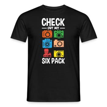Drôle Photographie Photographe Photographe Cadeau - T-shirt homme - noir - Devant - AI Model Male 178 light (178cm)