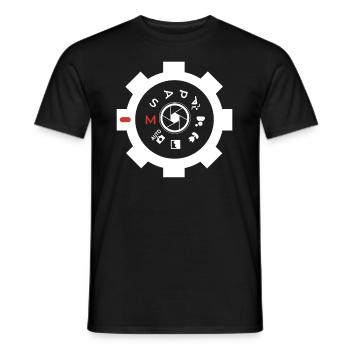 Drôle Photographie Photographe Photographe Cadeau - T-shirt homme - noir - Devant - AI Model Male 178 light (178cm)